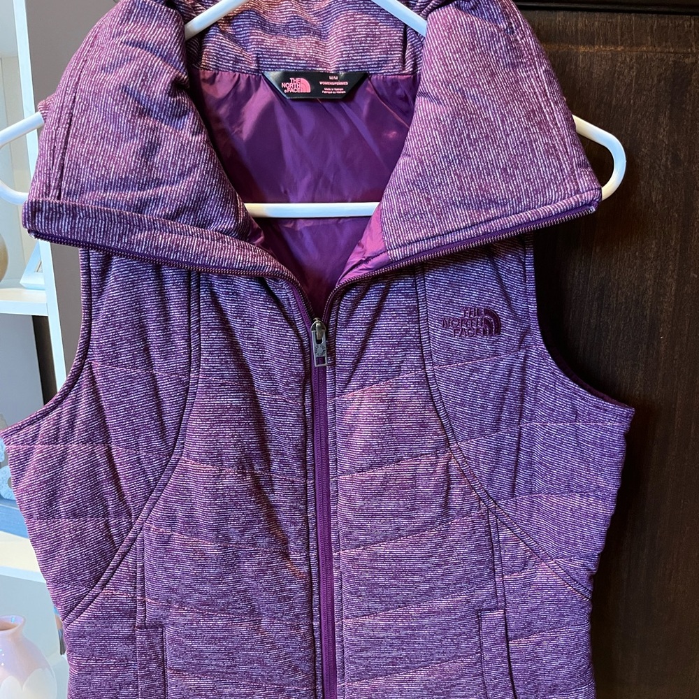 The North Face Purple Quilted Puffer Vest